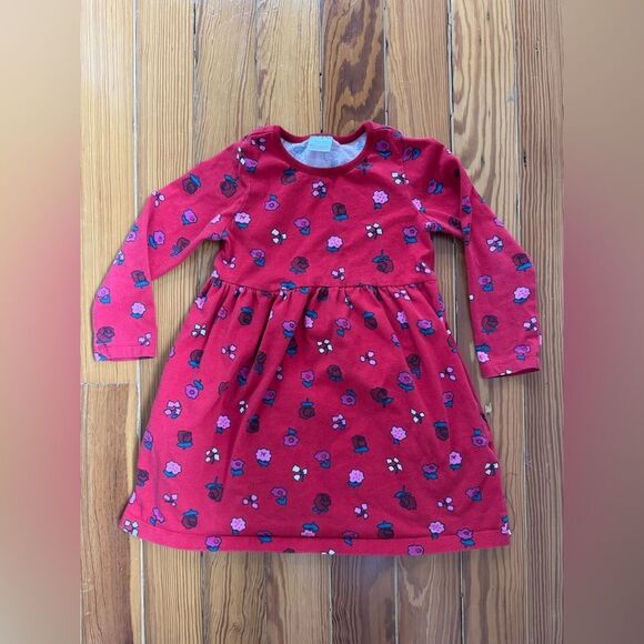Hanna Andersson Red Floral Dress - Picture 1 of 3